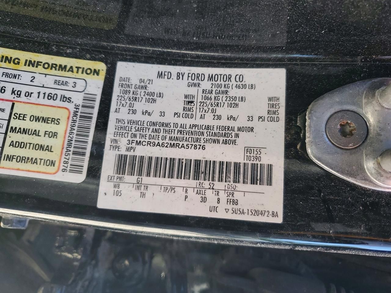 2021 Ford Bronco Sport