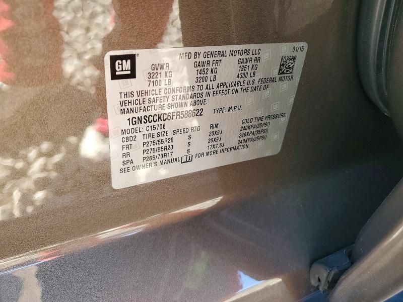 2015 Chevrolet Tahoe C1500 ltz