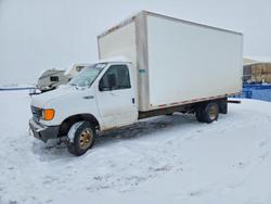 Salvage trucks for sale at Rocky View County, AB auction: 2004 Ford Econoline E450 Super Duty Cutaway Van