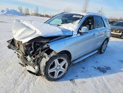 Mercedes-Benz salvage cars for sale: 2015 Mercedes-Benz Ml 350 Bluetec