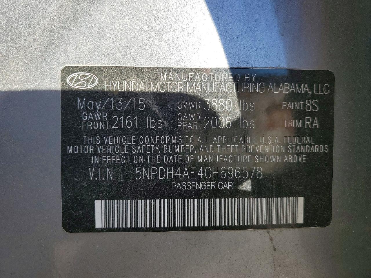2016 Hyundai Elantra se