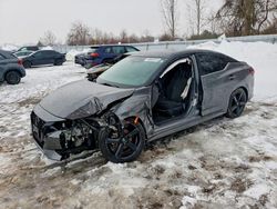 Salvage cars for sale from Copart London, ON: 2022 Nissan Sentra sr