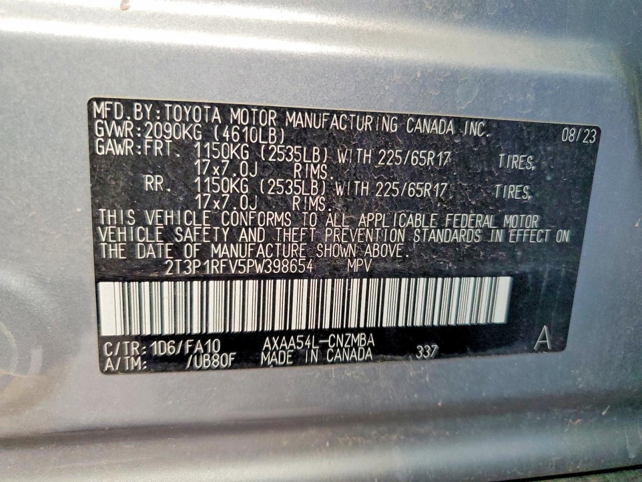 2023 Toyota Rav4 xle