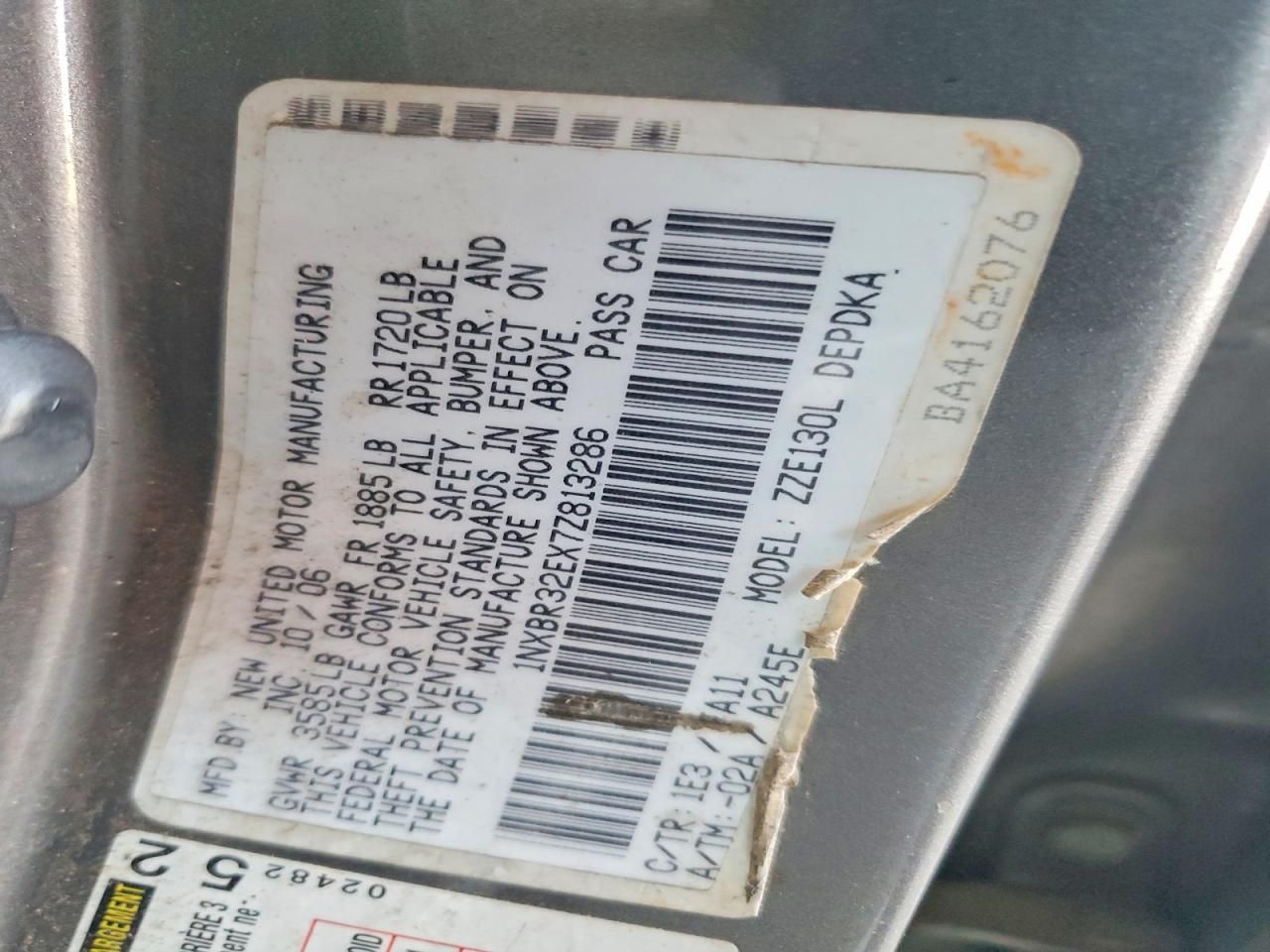 2007 Toyota Corolla ce