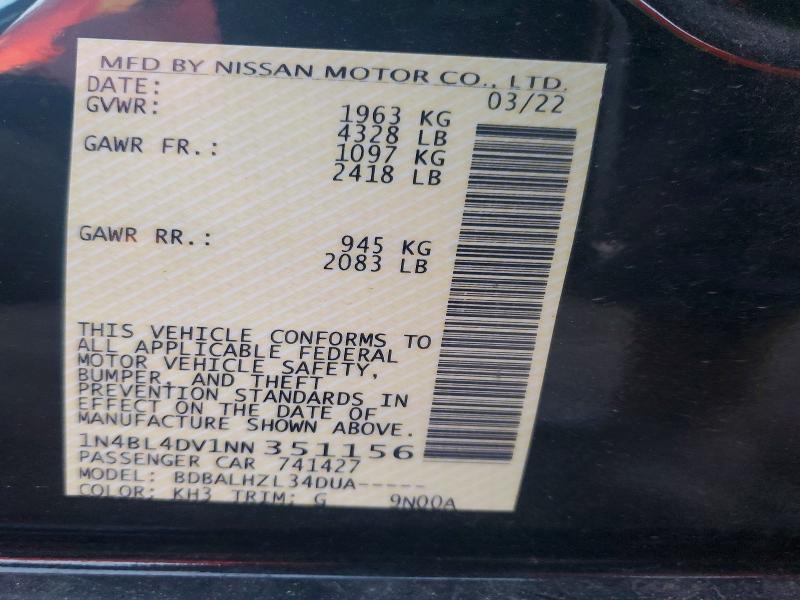 2022 Nissan Altima