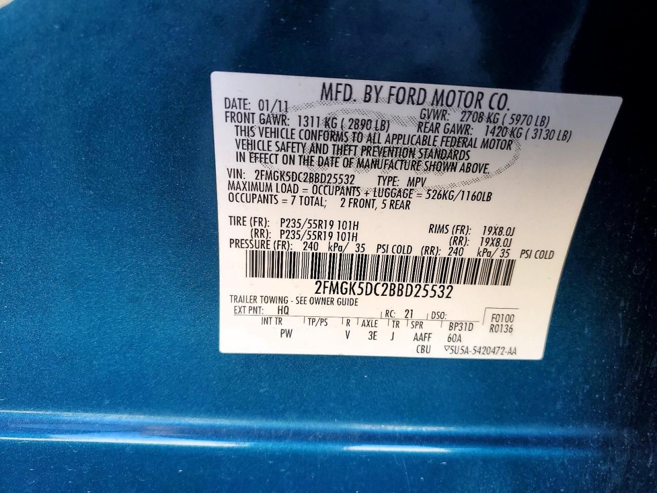 2011 Ford Flex Limited