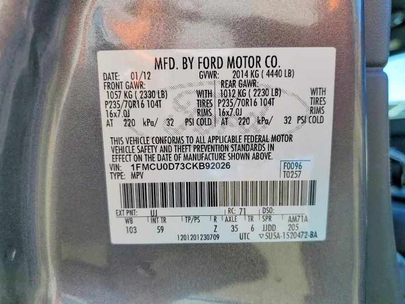 2012 Ford Escape xlt