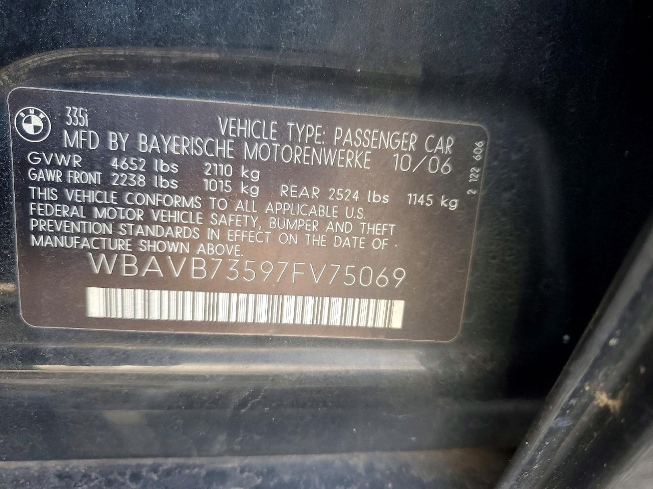 2007 BMW 335 i