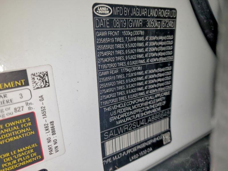 2020 Land Rover Range Rover Sport hse