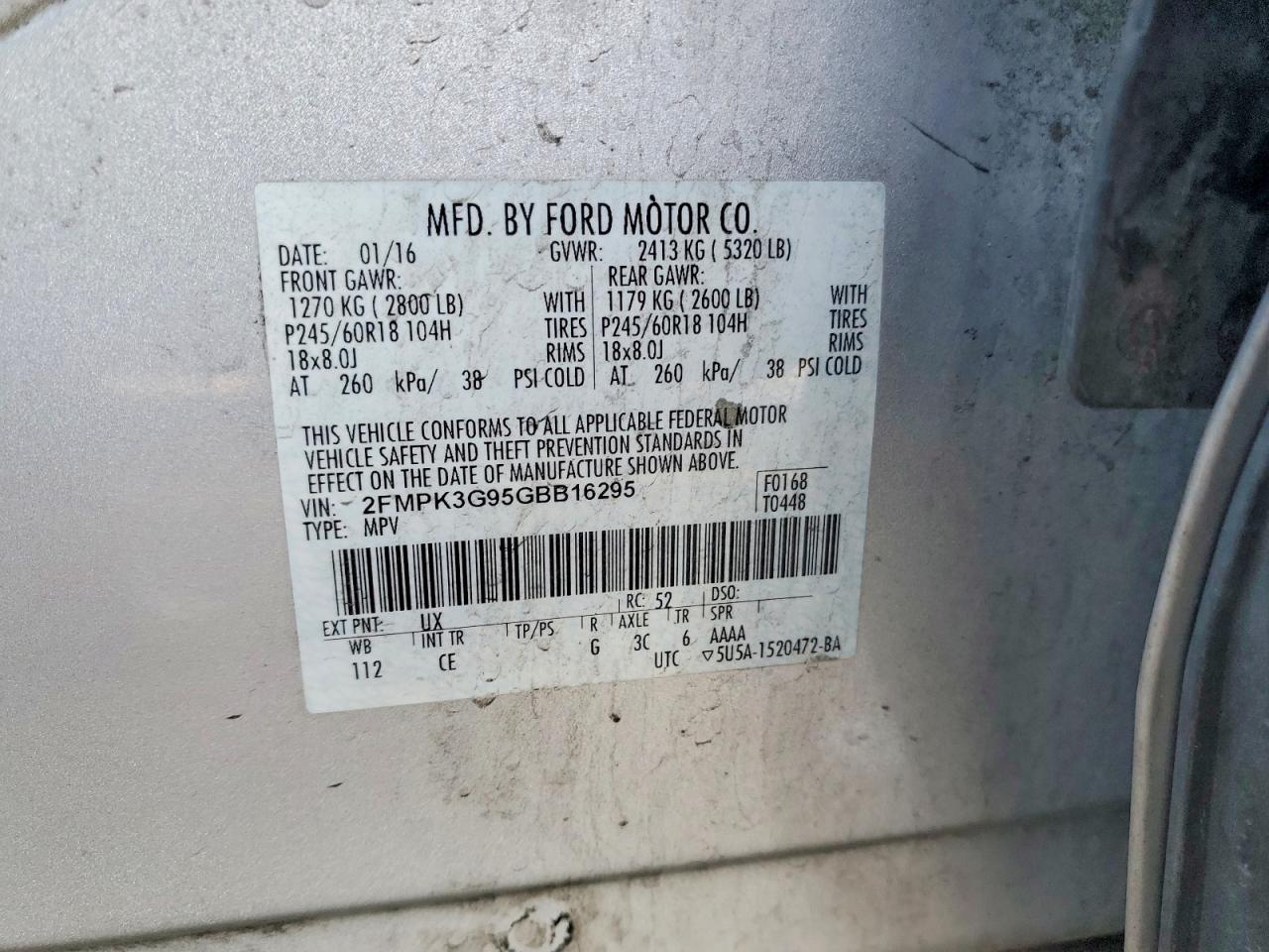 2016 Ford Edge se