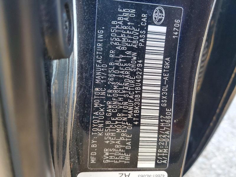 2011 Toyota Avalon Base
