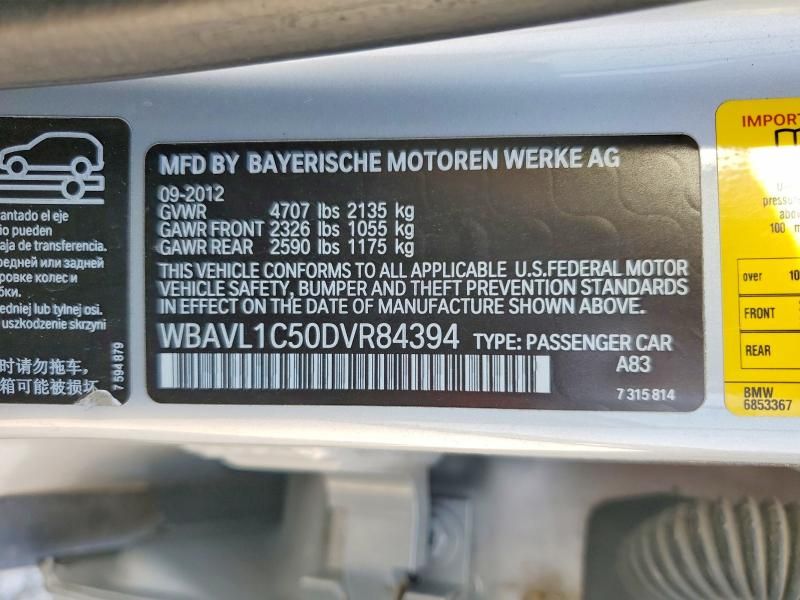 2013 BMW X1 Xdrive28i