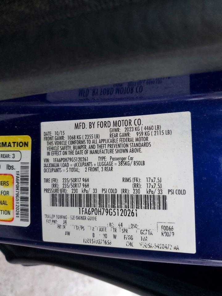2016 Ford Fusion se