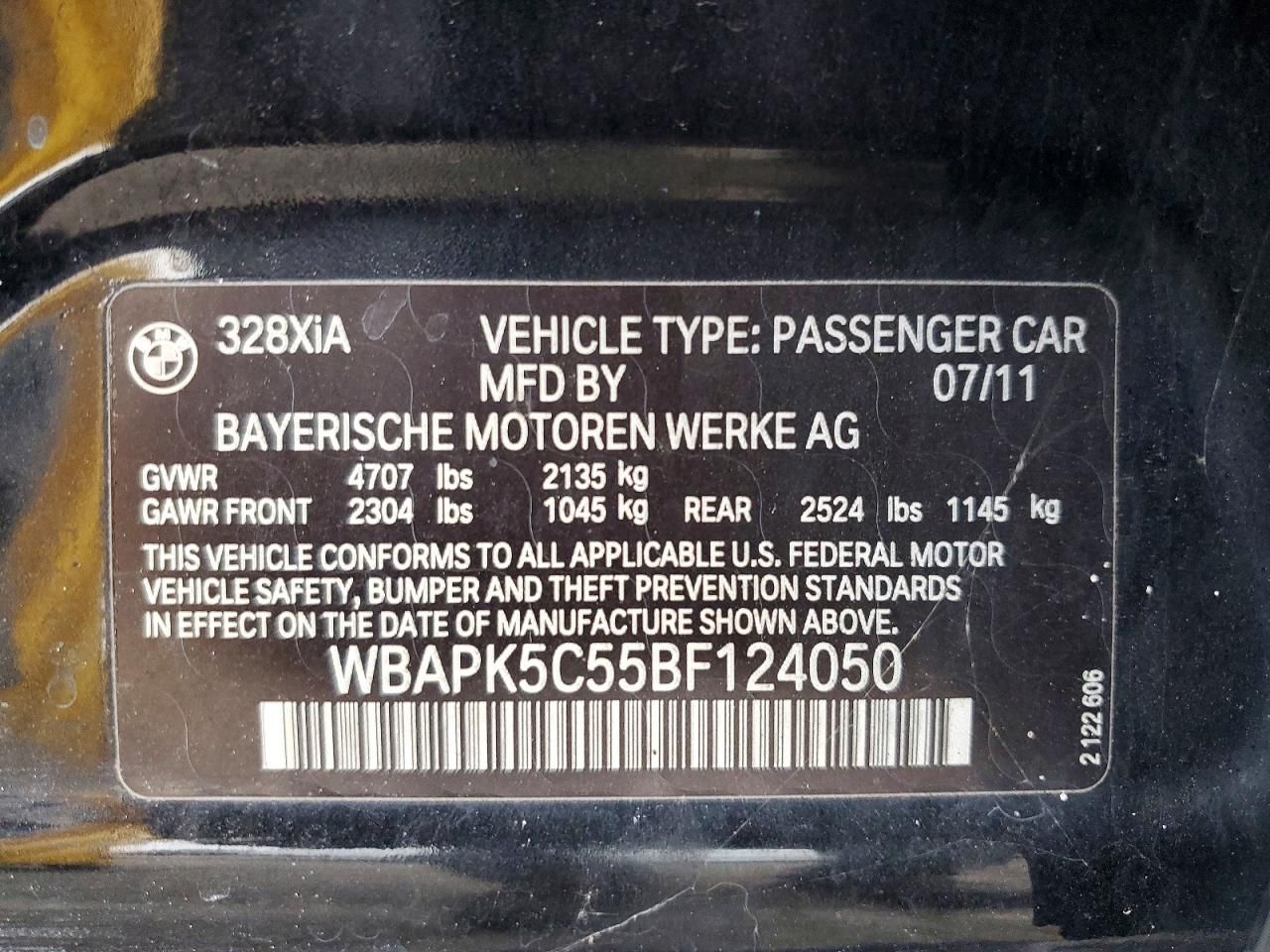 2011 BMW 328 xi Sulev