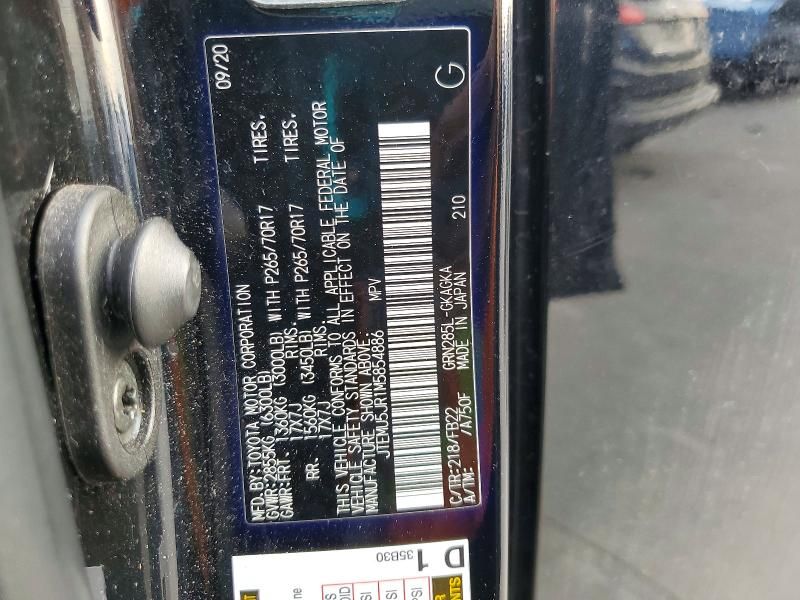 2021 Toyota 4runner Sr5/sr5 Premium