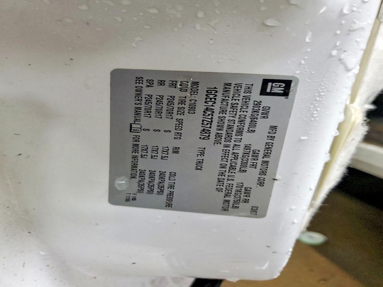 2007 Chevrolet Silverado C1500