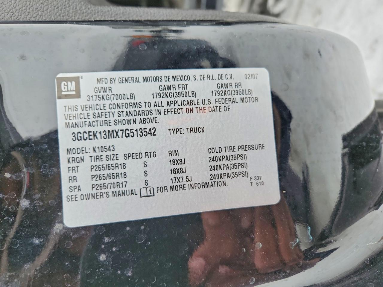 2007 Chevrolet Silverado K1500 Crew cab