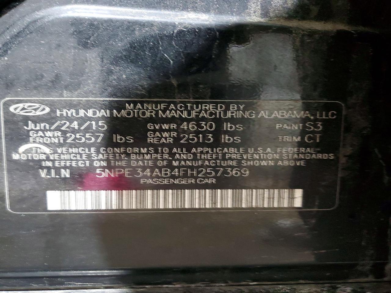 2015 Hyundai Sonata Sport