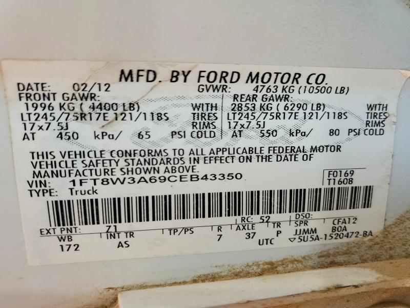2012 Ford F350 Super Duty