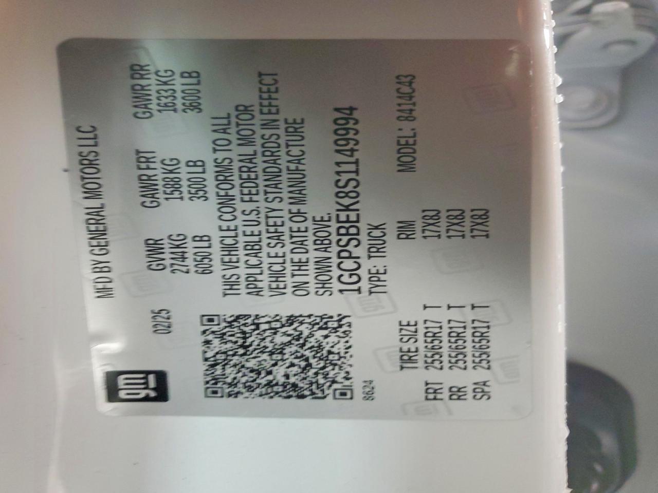 2025 Chevrolet Colorado