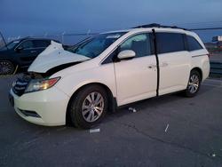 Honda salvage cars for sale: 2016 Honda Odyssey exl