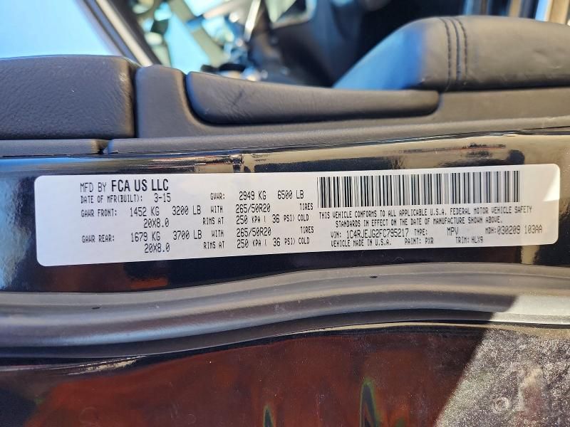 2015 Jeep Grand Cherokee Summit