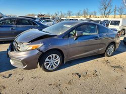Honda salvage cars for sale: 2015 Honda Civic lx