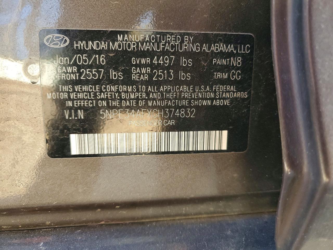 2016 Hyundai Sonata Sport