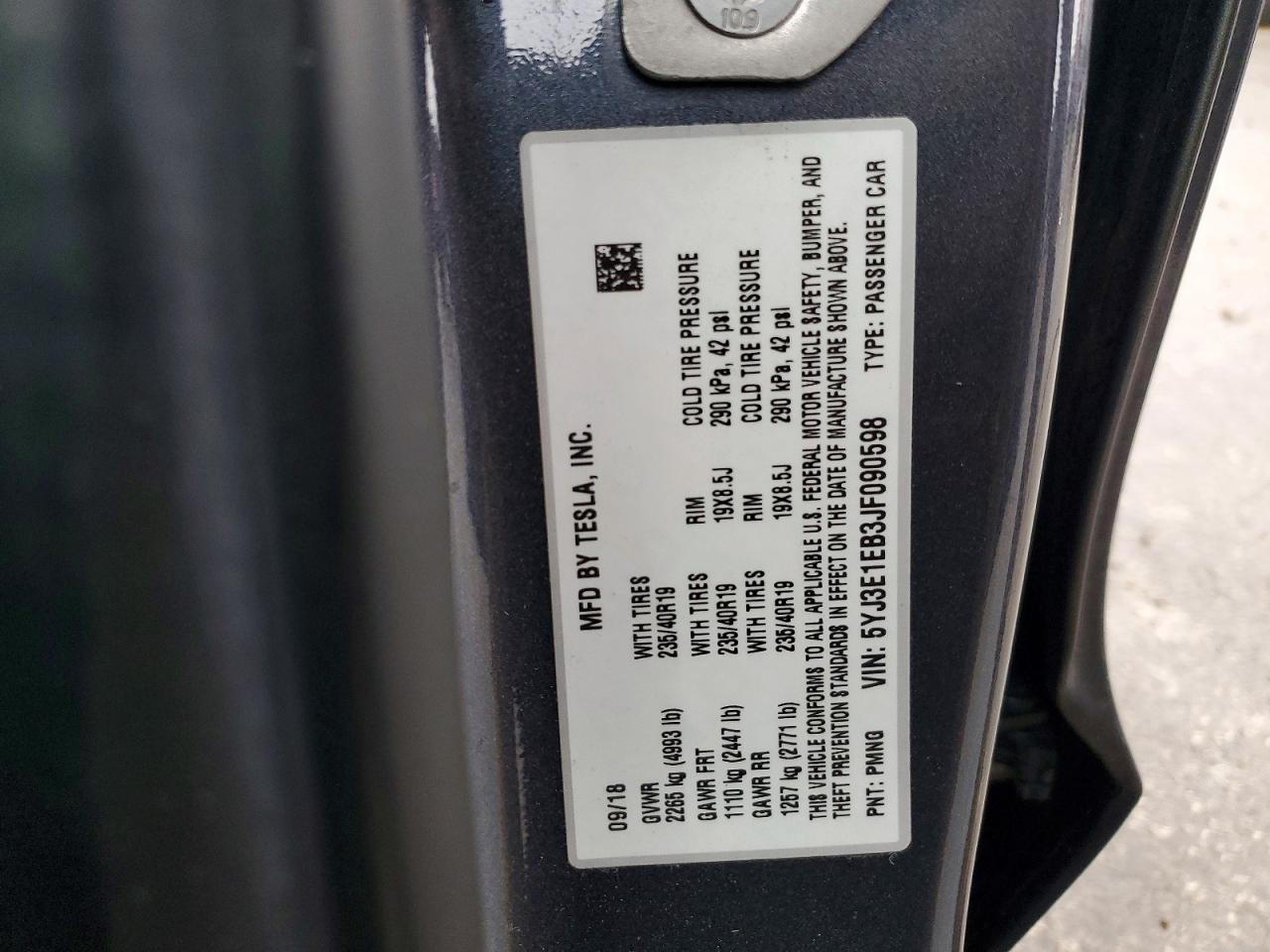2018 Tesla Model 3