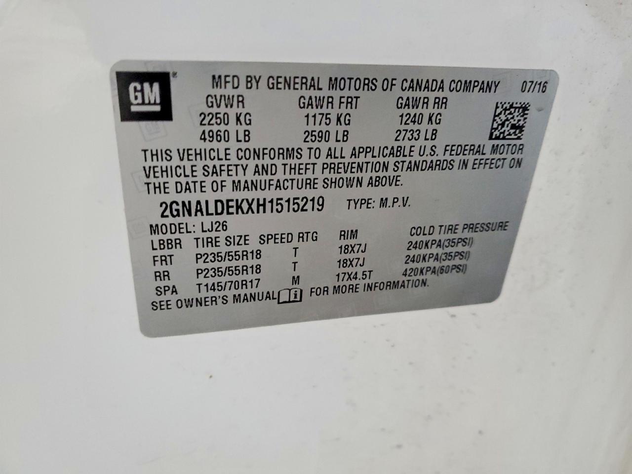 2017 Chevrolet Equinox Premier