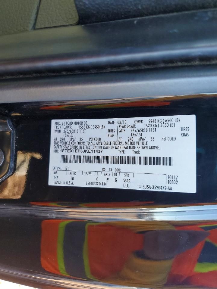 2018 Ford F150 Super cab