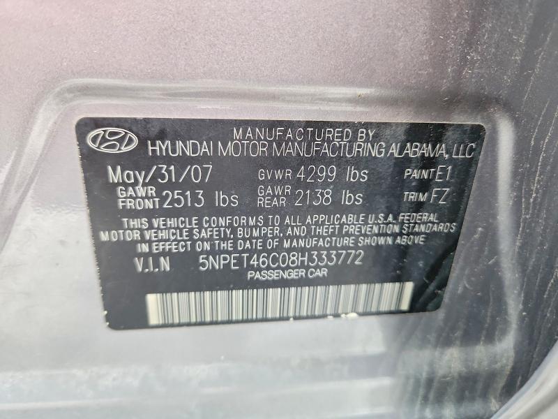 2008 Hyundai Sonata gls