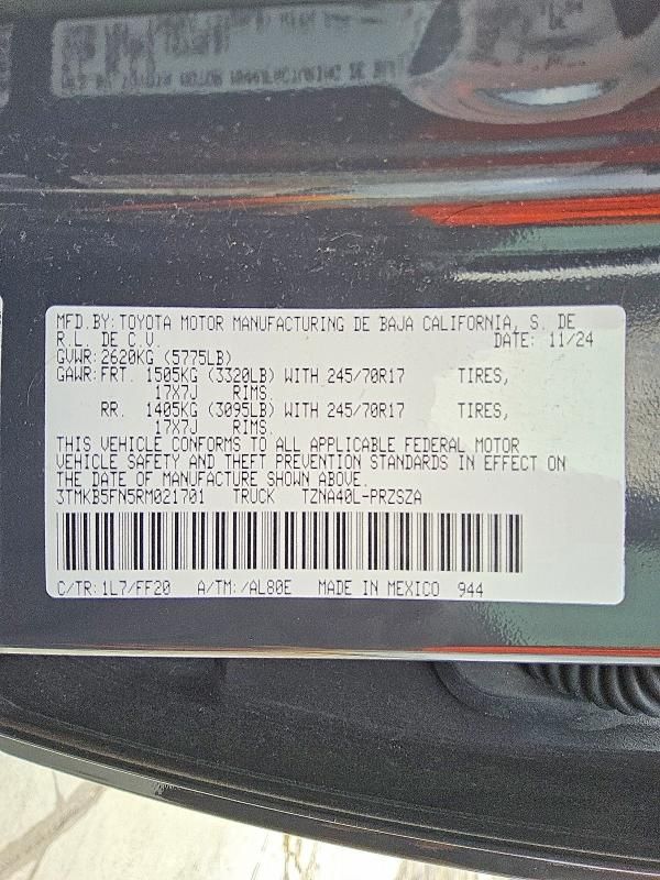 2024 Toyota Tacoma Double cab