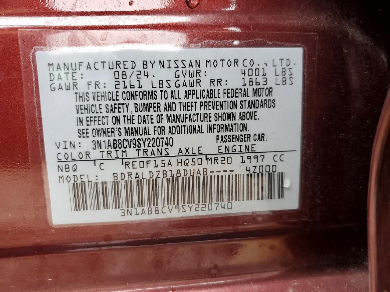 2025 Nissan Sentra sv