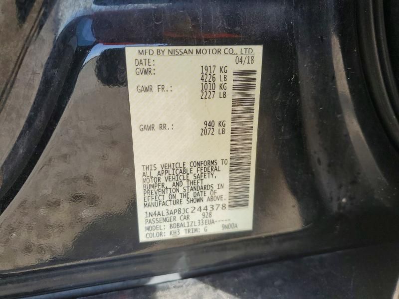 2018 Nissan Altima 2.5