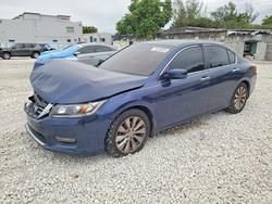 Honda Accord salvage cars for sale: 2013 Honda Accord ex