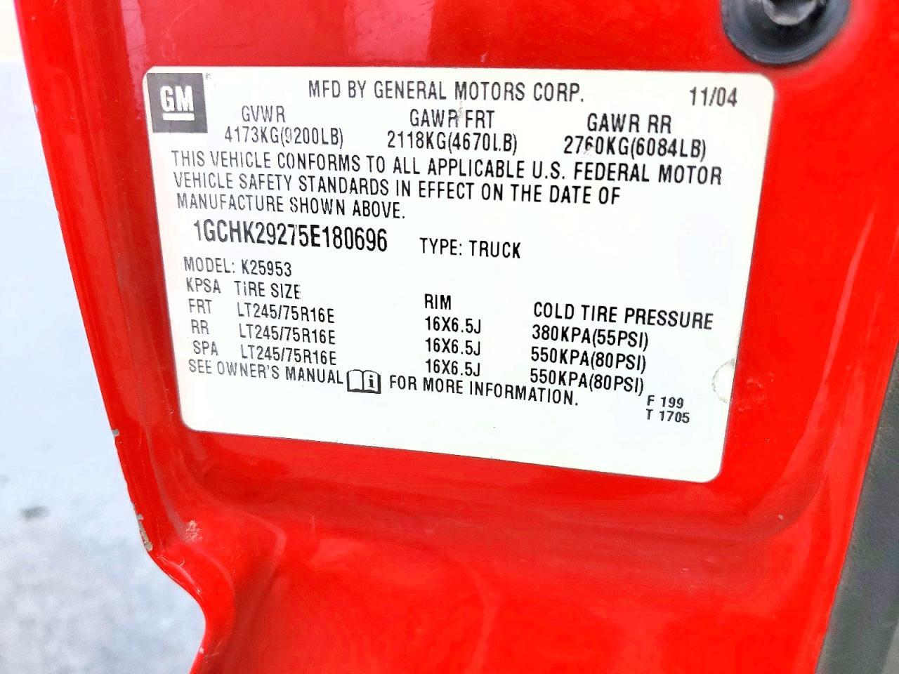 2005 Chevrolet Silverado K2500 Heavy Duty