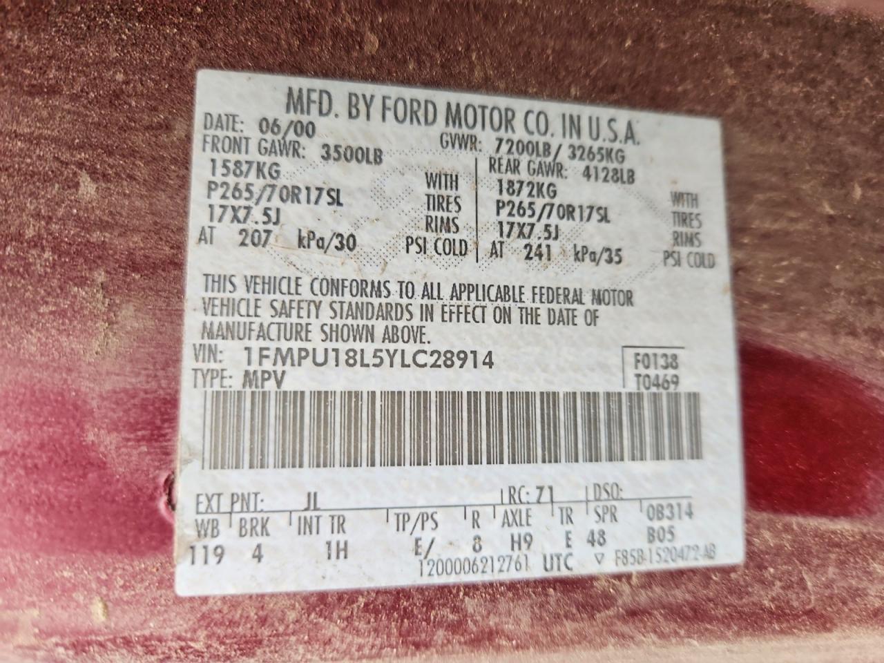 2000 Ford Expedition Eddie Bauer