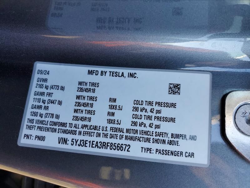 2024 Tesla Model 3