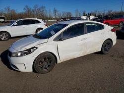 KIA salvage cars for sale: 2017 KIA Forte lx