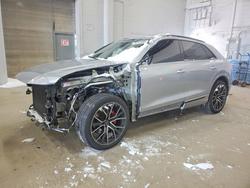Audi salvage cars for sale: 2021 Audi Q8 Premium Plus S-line