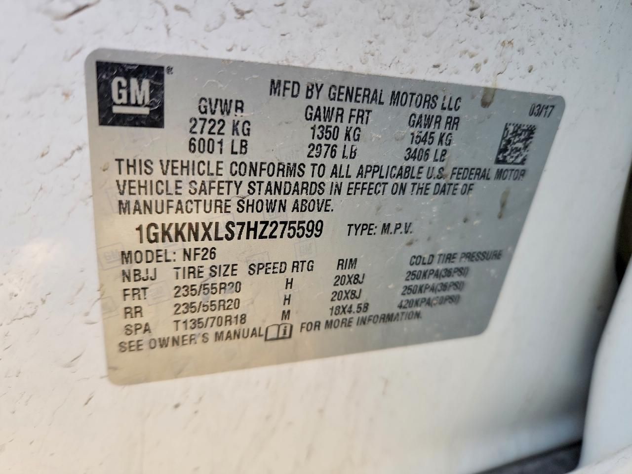 2017 GMC Acadia Denali