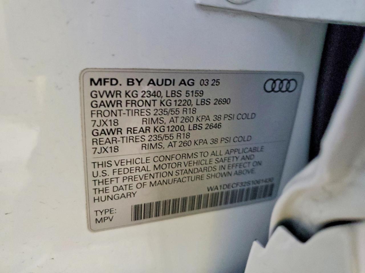 2025 Audi Q3 Premium s Line 45