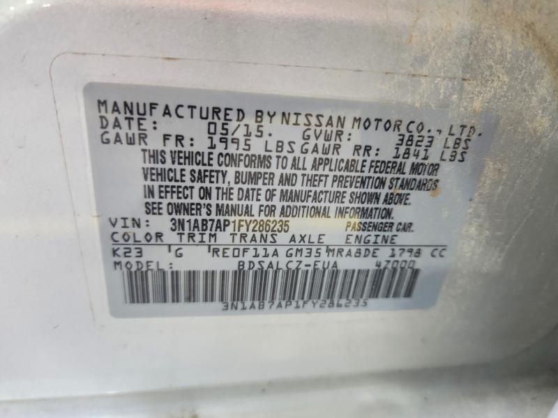 2015 Nissan Sentra s