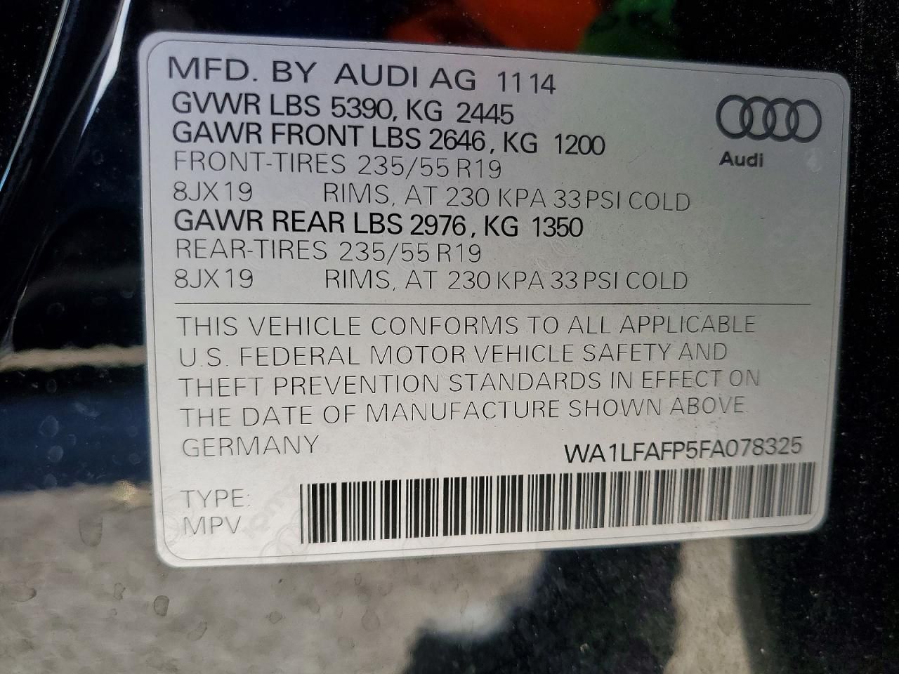 2015 Audi Q5 Premium Plus