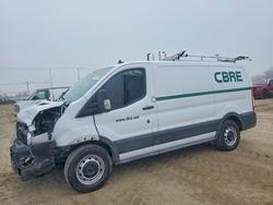 Salvage trucks for sale at Fresno, CA auction: 2021 Ford Transit 150 Utility / Service Van