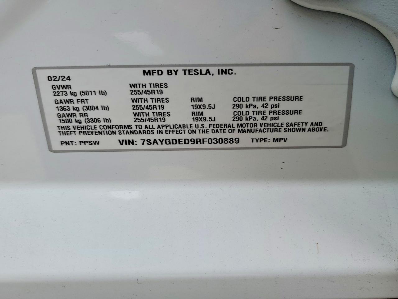 2024 Tesla Model y