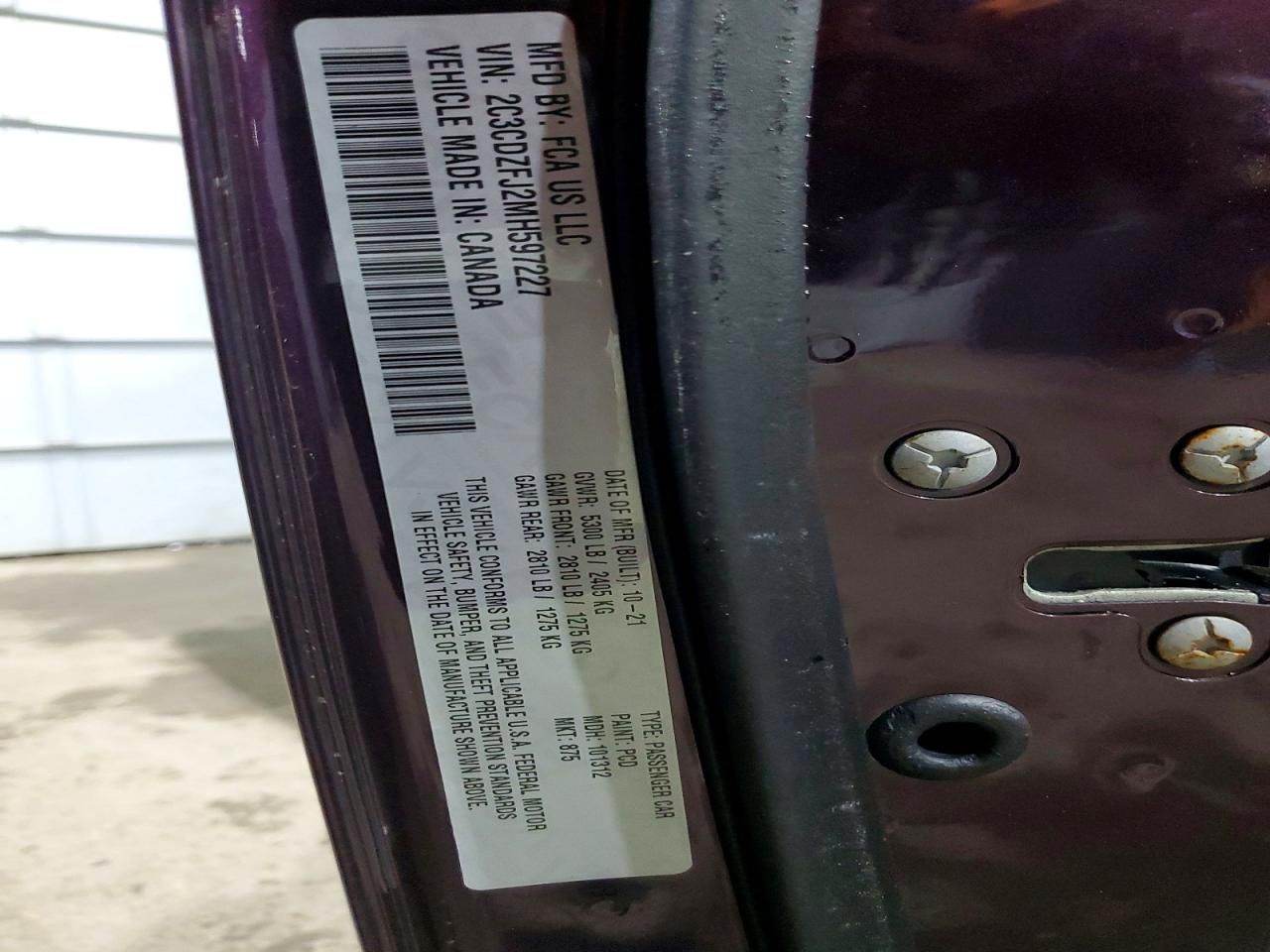 2021 Dodge Challenger R/T Scat Pack