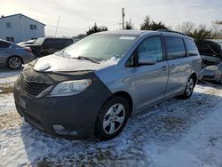 Toyota Sienna le salvage cars for sale: 2011 Toyota Sienna le