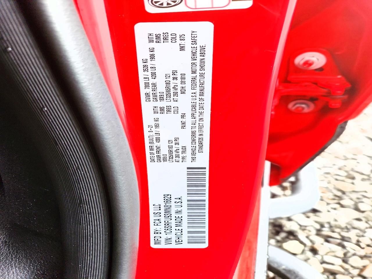 2021 Dodge Ram 1500 trx